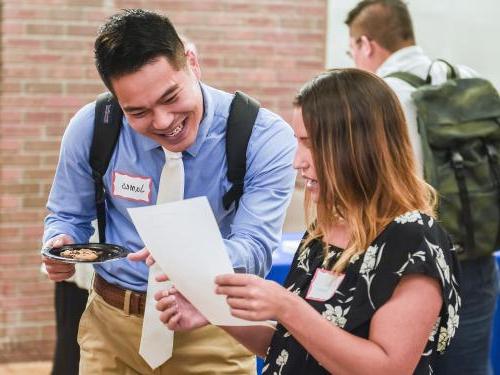 DSB students an accounting networking event